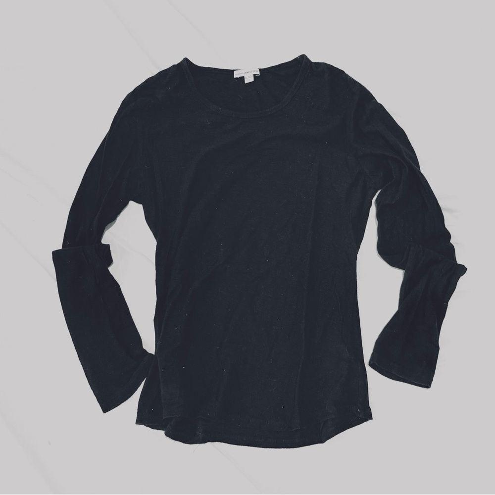 James Perse Fine French Terry Top